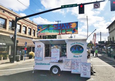 island daydream shave ice trailer at event